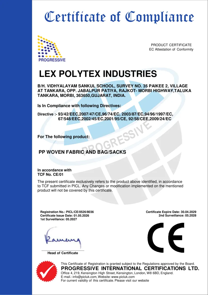 Lex Polytex Certificate 3